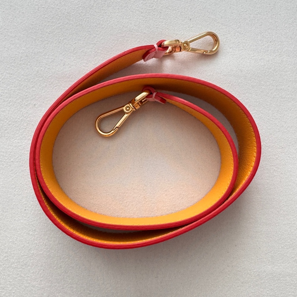 Fendi PINK and Orange Leather Strap